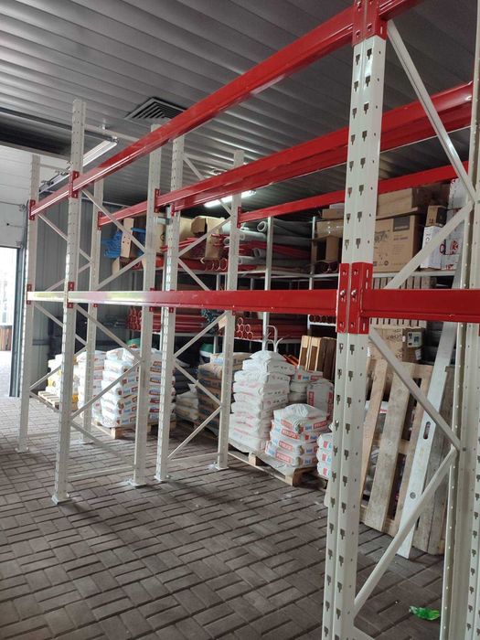 Палетні/консольні/підсилені поличні стелажі 4 т. Паллетные стеллажи