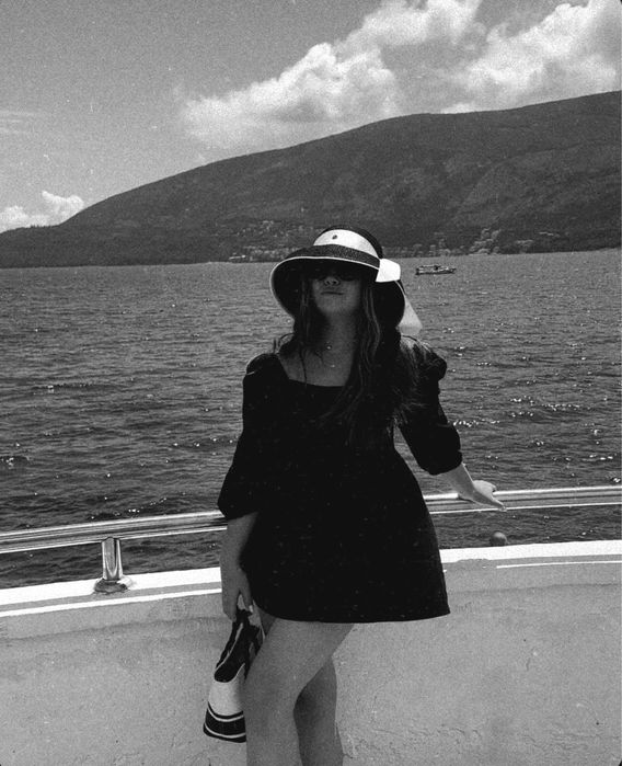 Чорное летнее платье размер М