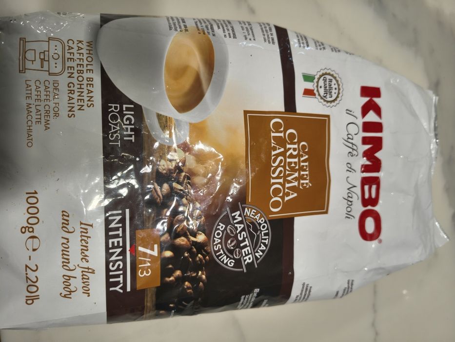 Kawa ziarnista Kombi Caffe Crema Classico 7/13 1 kg do kawy mlecznych