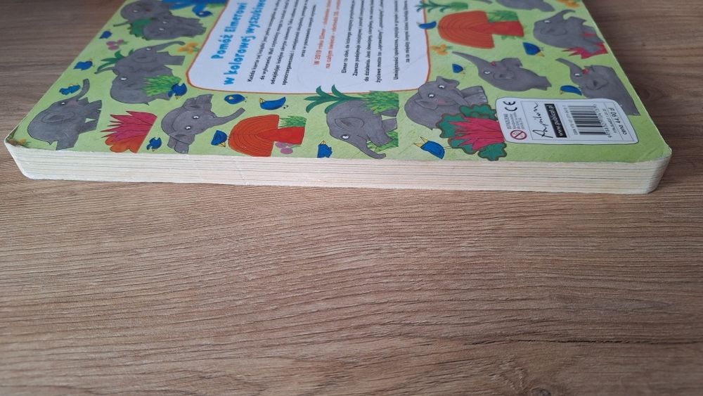 Kartonowa Gdzie jest Elmer wyszukiwanka  David McKee