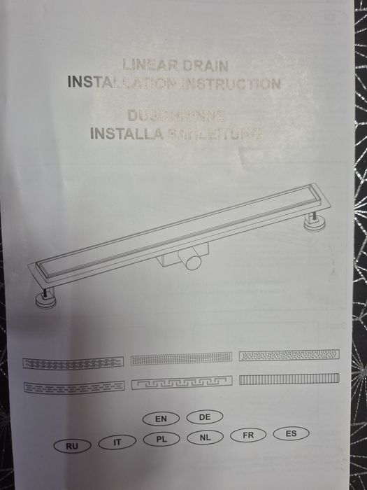 Odpływ liniowy do prysznica