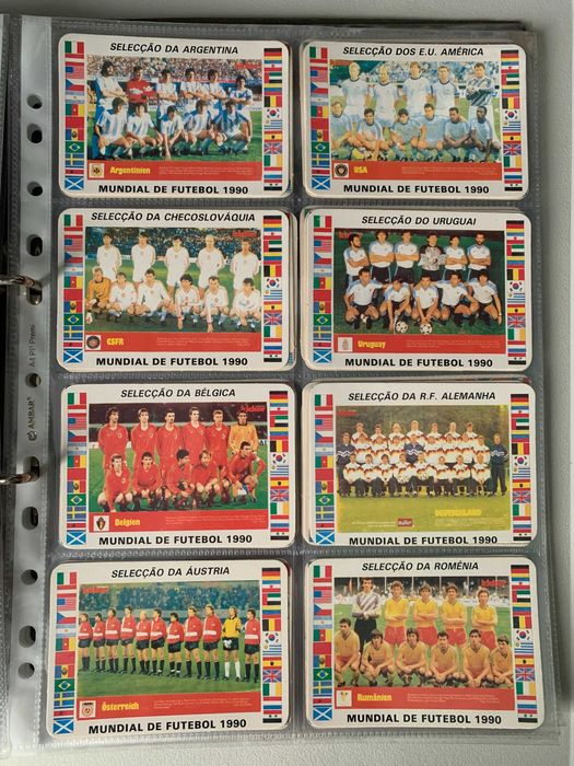 Calendários Antigos de Futebol - Mundial 1990 (preço unitário)