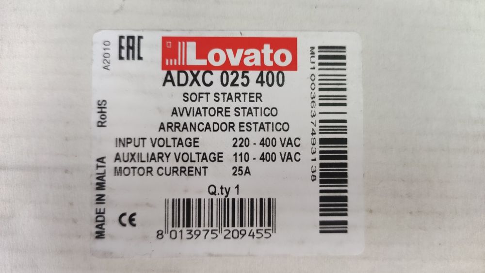 Arranque suave Motor trifásico até