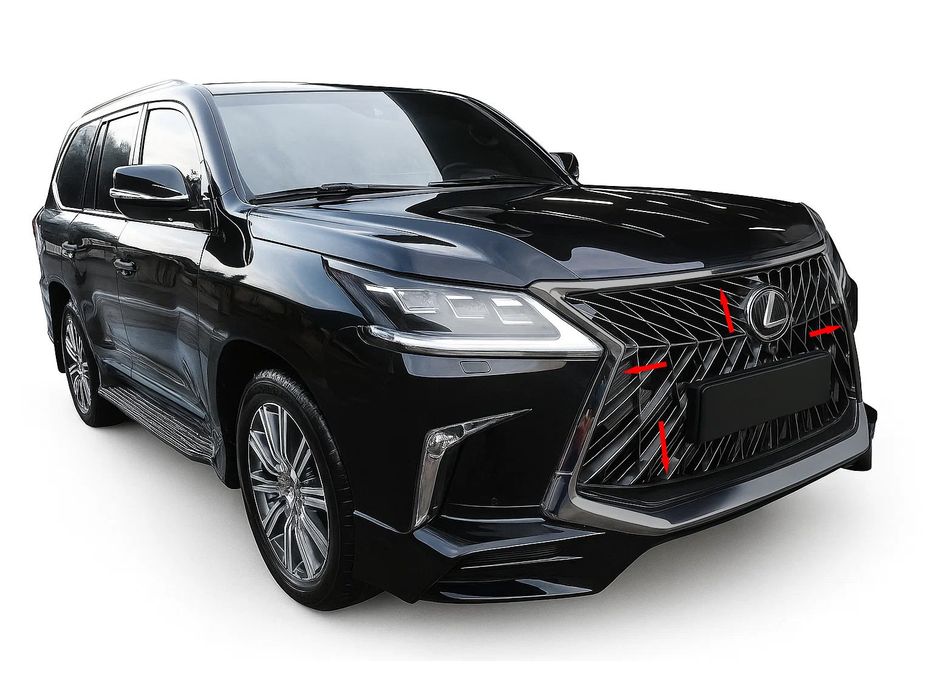 Lexus LX570/450d 2008-2022 рр. Обведення решітки BlackEdition (для TRD 2016+)
