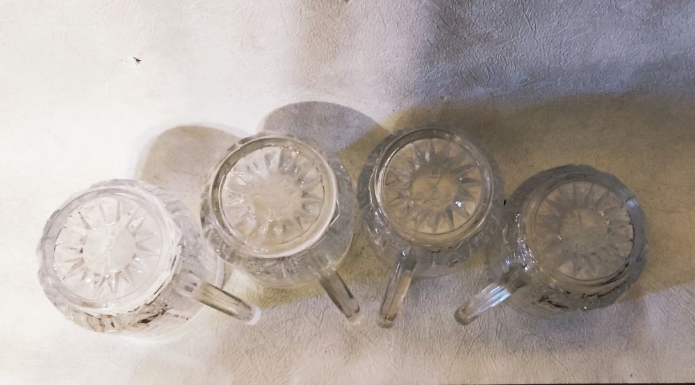 Хрустальные кружки-бокалы