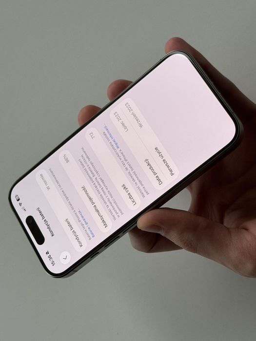  iPhone 15 Pro Natural Titanium JAK NOWY 100% oryginalny z zestawem