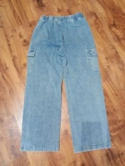 Jeansy z szeroką nogawka shein na 12 lat