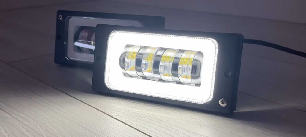 Протитуманні ПАРА LED фари для ВАЗ 2113, 2110, 2123 40 ват дхо+поворот