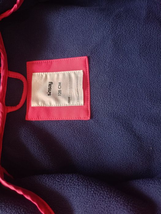 Sinsay Softshell kurtka 128 dla bliźniaczek