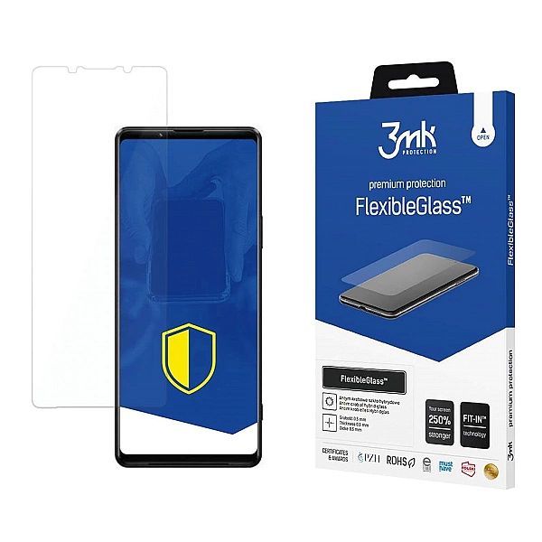 Szkło hybrydowe 3mk FlexibleGlass™ na Sony Xperia 1 Iii 5g
