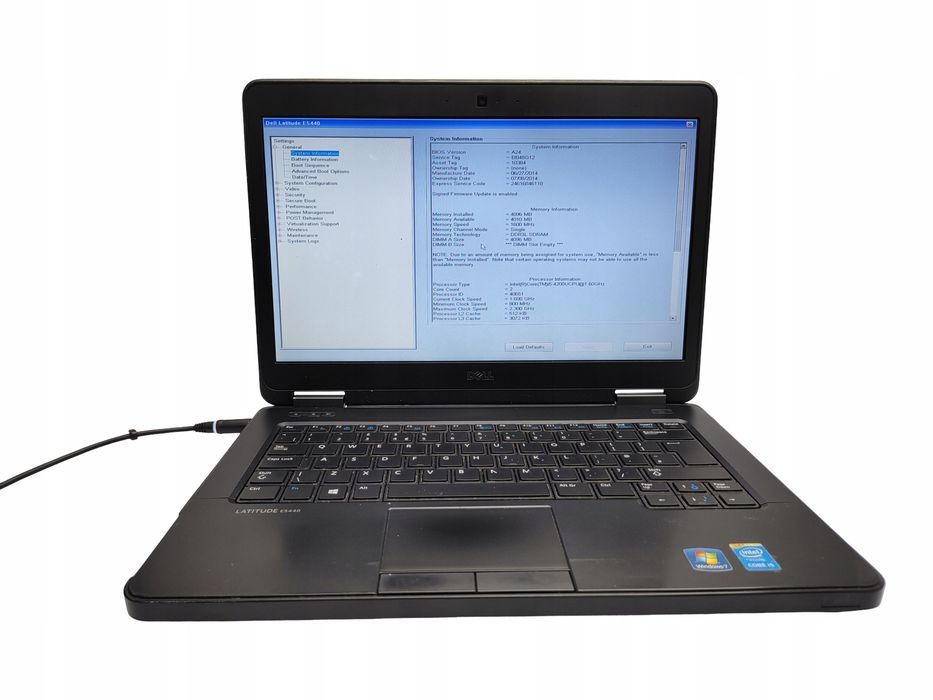 Dell Latitude E5440 i5-4200U 4GB 14 HD BAZA DO ROZBUDOWY