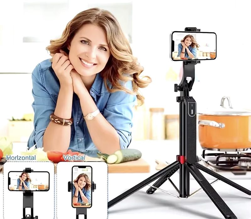 Стійка для телефону  P195 1.8м штатив, Selfie Stick , трипод