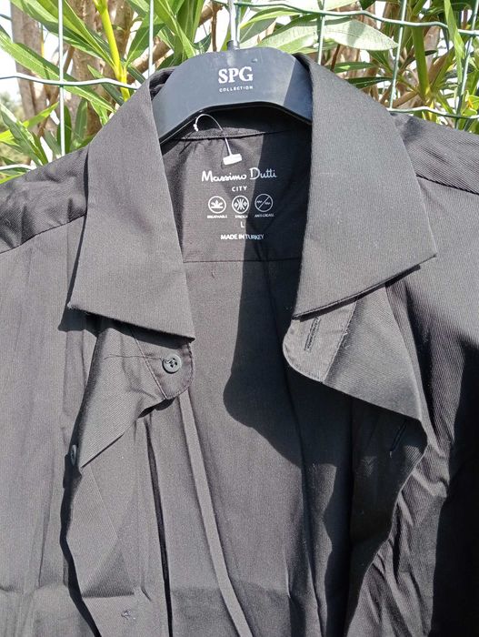 Camisa preta Massimo Dutti