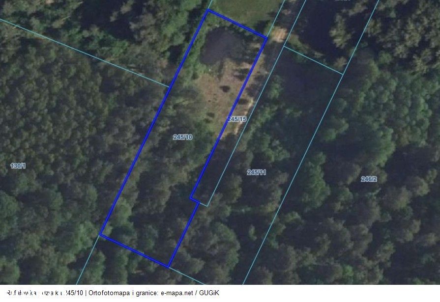 Wyjątkowa działka 3000 m² z własnym lasem – ogrodzona, Rafałówka