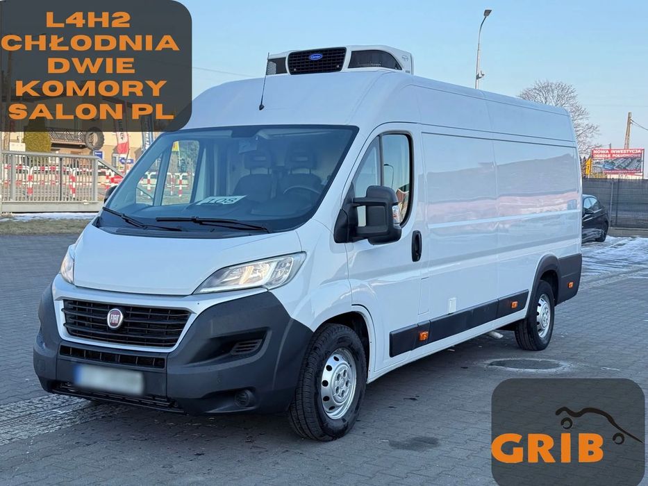 Fiat Ducato 2.3 L4H2 Maxi Chłodnia Dwie komory, 230, Funkcja Grzania  NR.108 Rejestrator Temperatur, Kamera Cofania, Klimatyzacja, Tempomat