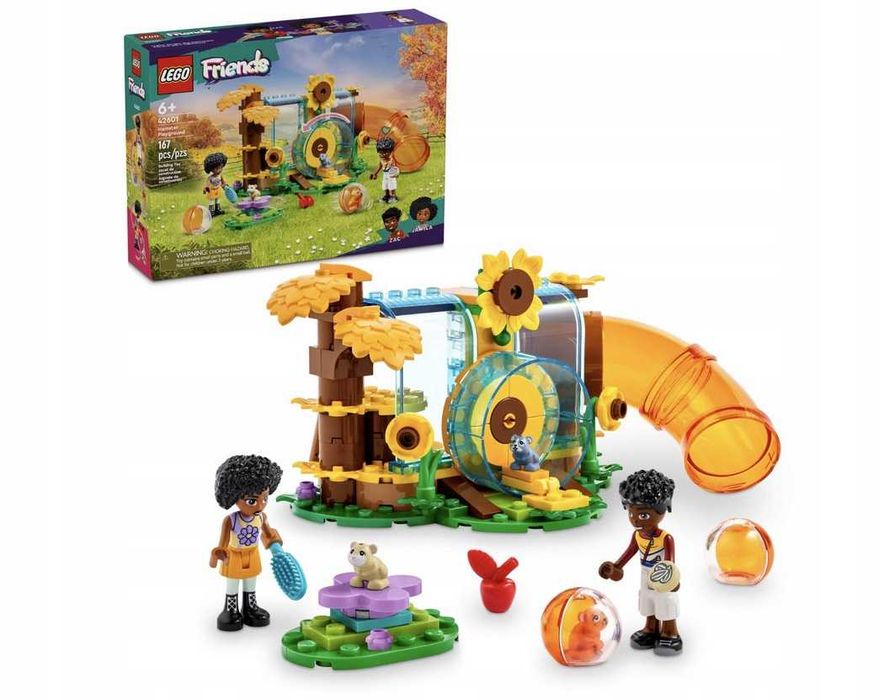 LEGO Friends 42601 Prezent Święta Plac zabaw dla chomików