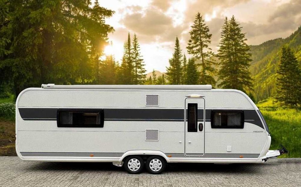 Caravan Hobby de Luxe 720 WQC Estado impecável - Algarve