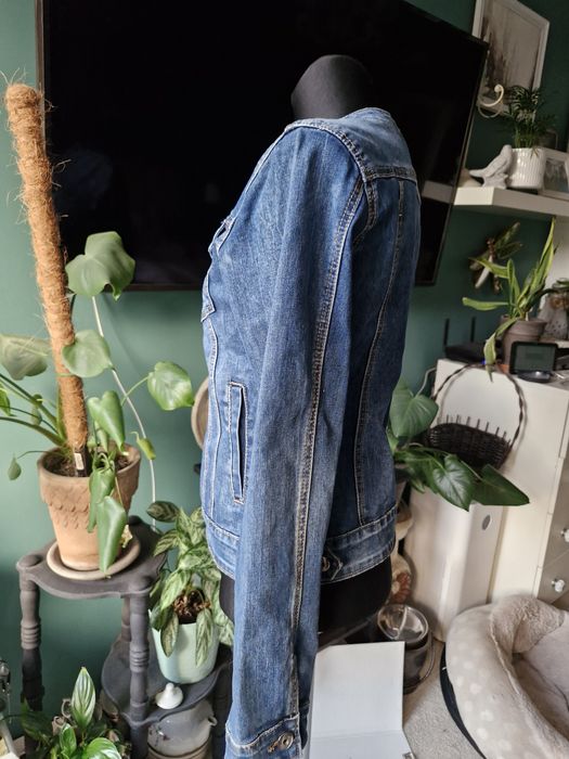 Katana jeansowa M bez kołnierza elastyczna MBJ Jeans
