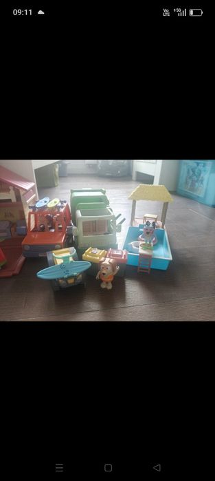 Duży zestaw Bluey