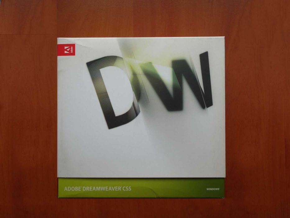 Oprogramowanie Dreamweaver CS5 PL do projektowania stron WWW BOX + klucz + 2 podręczniki | Oryginał |