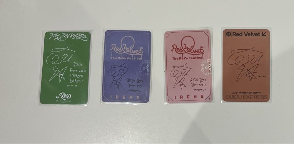 Photocards Kpop (Red Velvet)