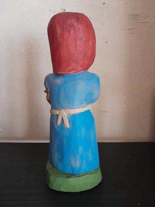 Rzeźba ludowa grzybiarka