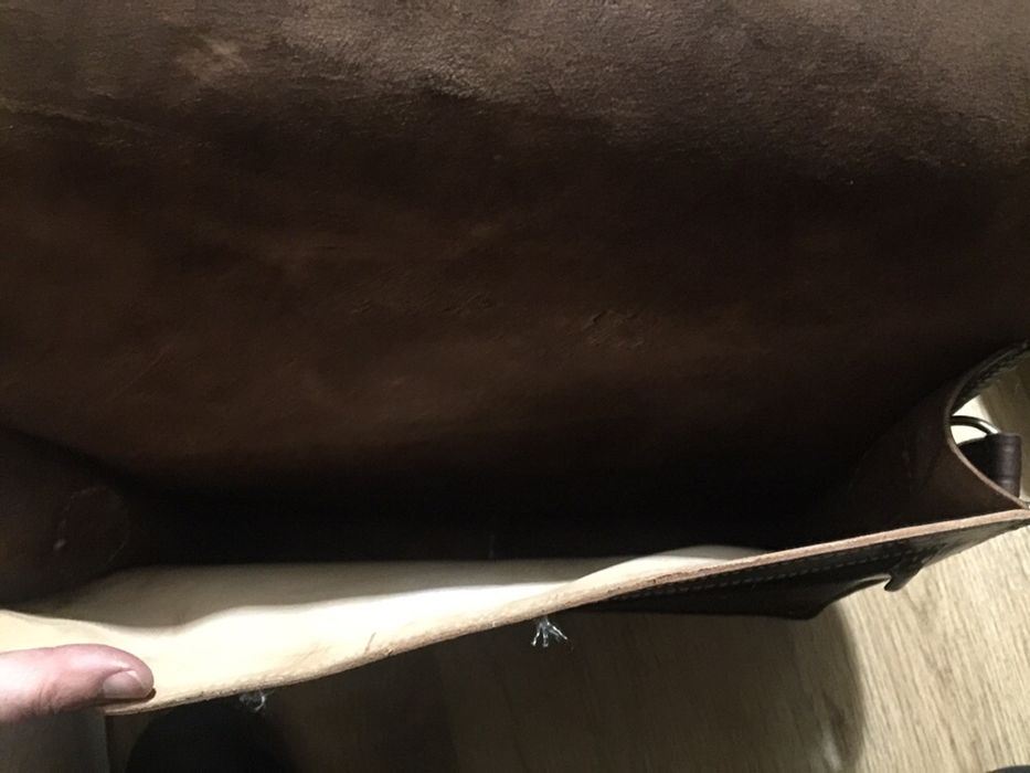 Mala/pasta em pele genuína - unissexo - artesanal