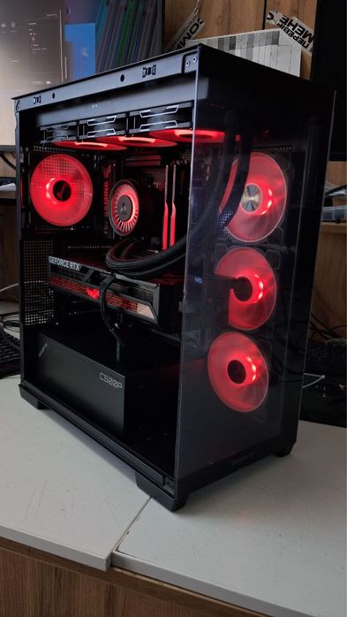 Топовий ігровий ПК + Монітор Asus TOG 180 hz + геймерський стіл Cooler