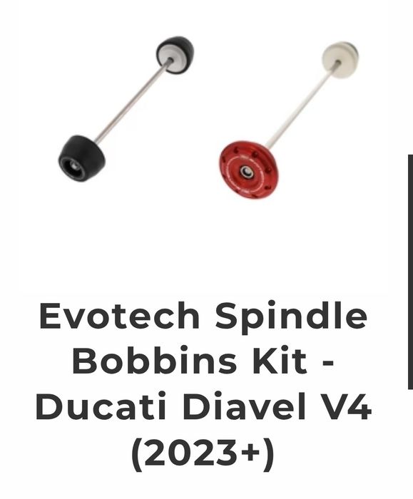 Крашпеды Ducati Diavel V4 2023+, курки, педали, Evotech
