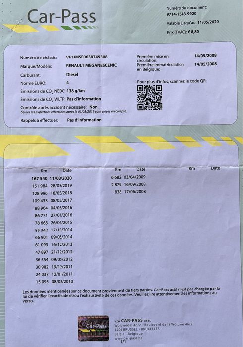 Продам Renault Scenic 1.5D 2008