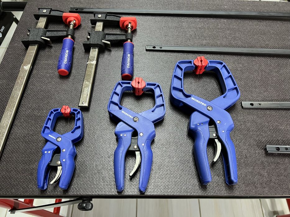 Струбцина Струбцины WORKPRO Храповой механизм PRO серия