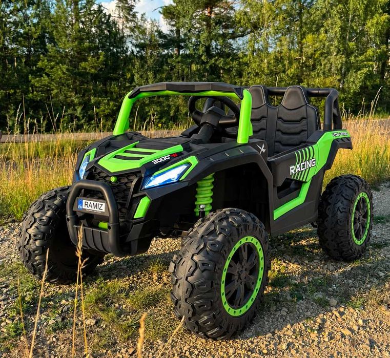 Buggy A036 UTV 2000M Auto Na Akumulator 4x4 Dla Dzieci LED Wolny Start
