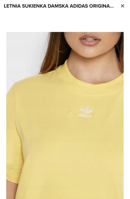 żółta sukienka Adidas Original