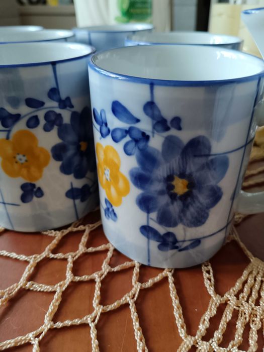 Komplet do herbaty - Śniadaniowy, NOWY - lata 80-te