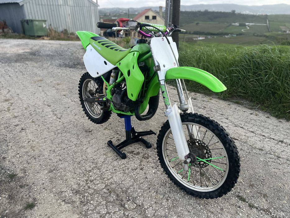 Kawasaki kx80 6h troco por 125cc ou 250cc