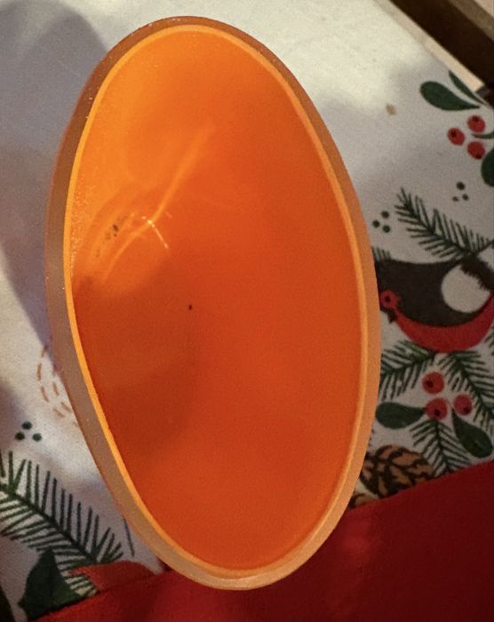 Szklo pomaranczowe wazon (Krisno?)