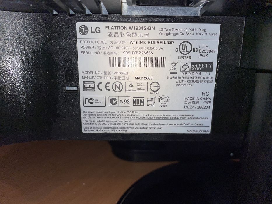 Monitores LG em bom estado