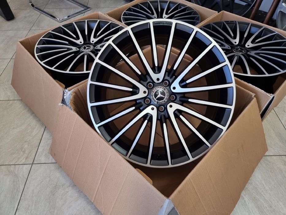 Nowe Czarne Felgi Amg Mercedes S Klasa W223 W222 21 Cali