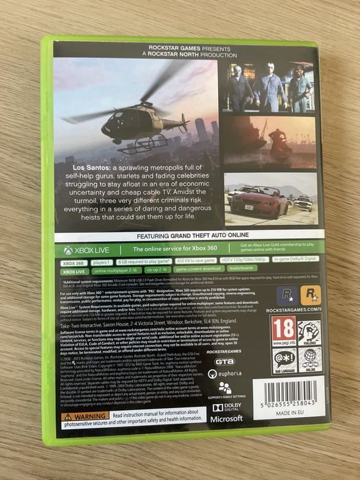Grand Theft Auto V xbox 360