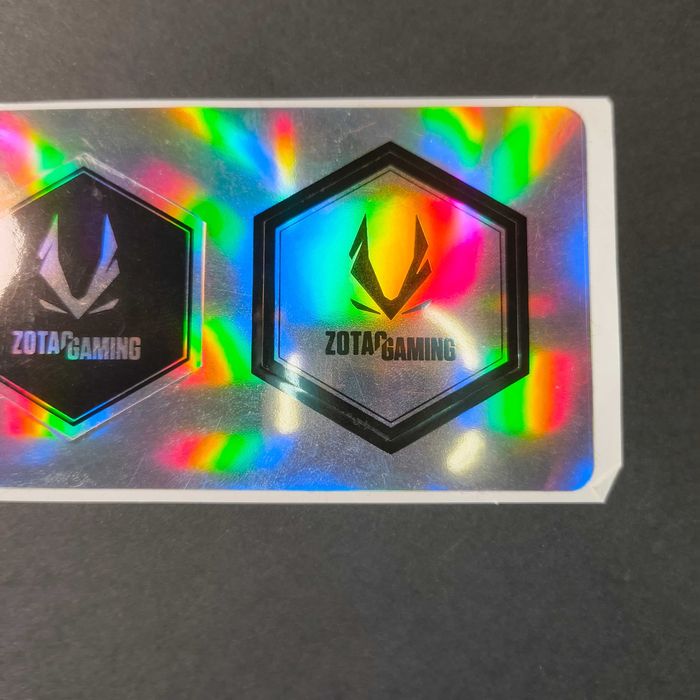 Autocolantes Zotac GPU Placa Gráfica