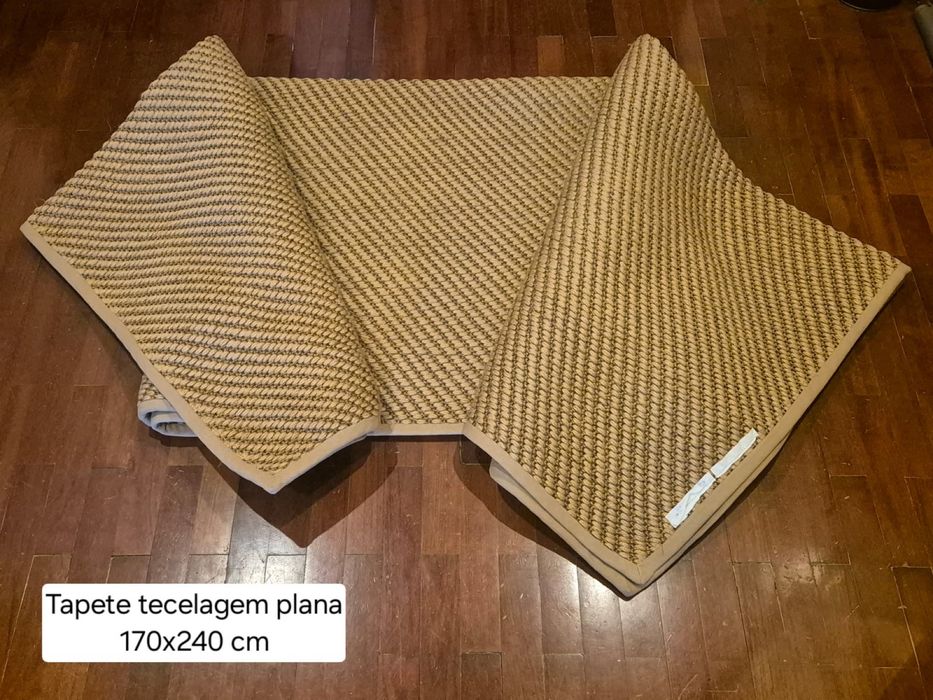 Tapete ikea modelo HELLESTED com 170x240 tecelagem plana
