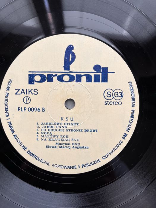 Płyta winylowa KSU LP