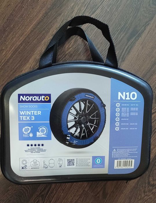 Correntes de neve têxteis - usadas 1x