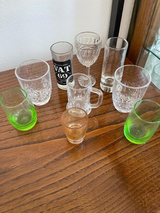 Copos de shot vintage