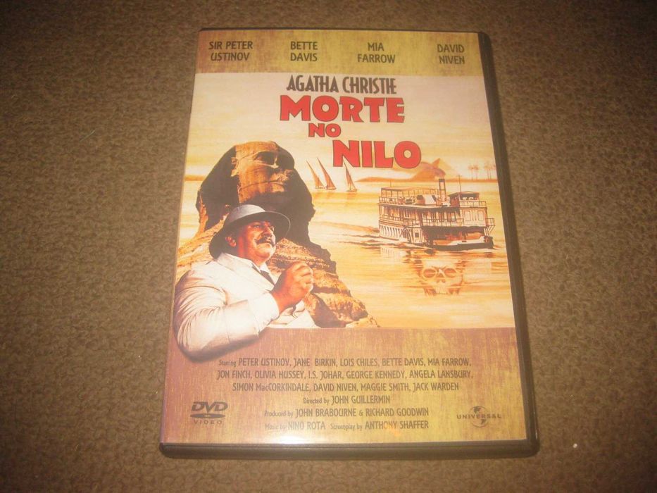 DVD "Morte no Nilo" com Peter Ustinov/Raro!