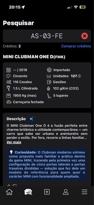 Mini Clubman One D