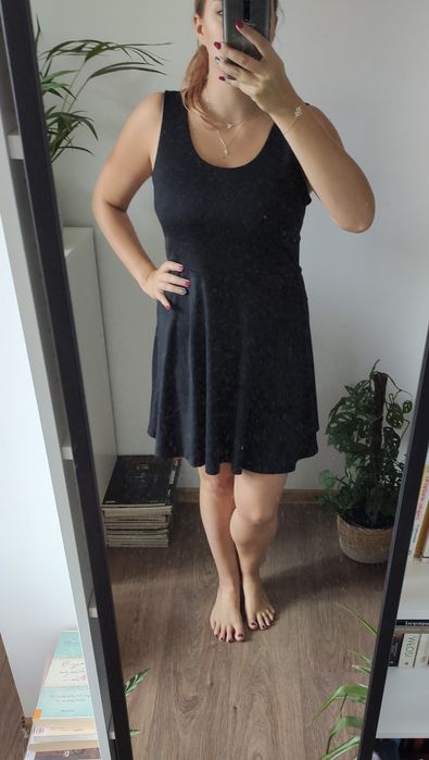 Czarna mini sukienka