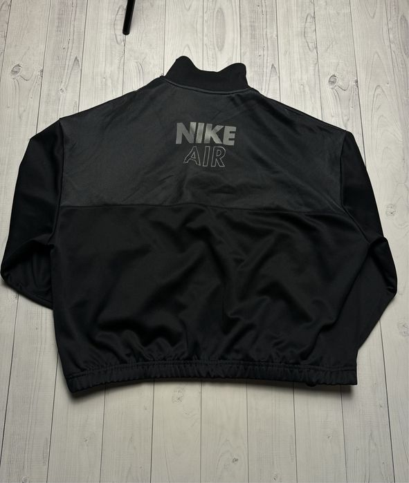 Чорний Світшот Nike Air зіп кофта на блискавці толстовка