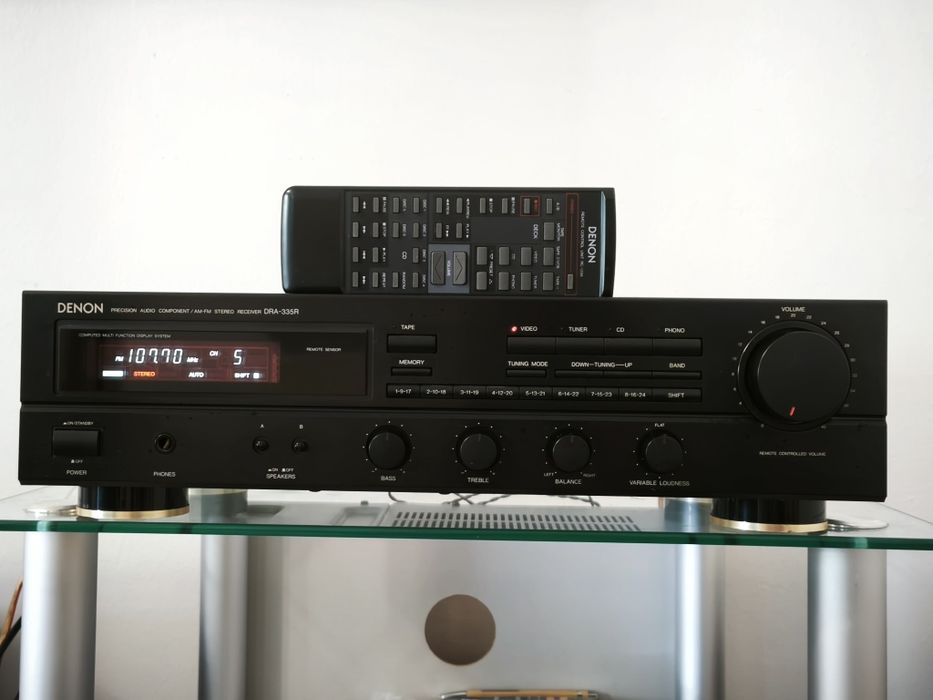 Стерео ресивер Denon DRA-335 ! Пульт  ! Відмінний стан !  Зроблено у Німеччині !