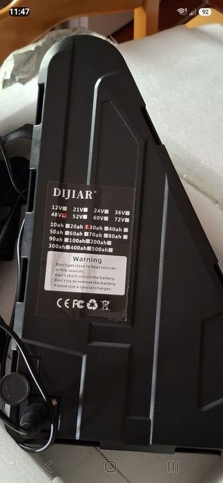 Bateria bicicleta  nova